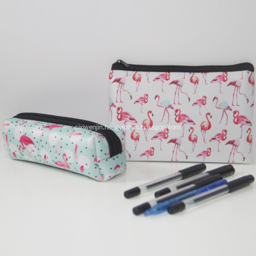 Flower pattern drawing pencil cases for adults